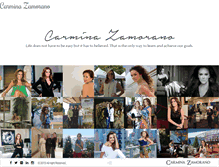 Tablet Screenshot of carminazamorano.com